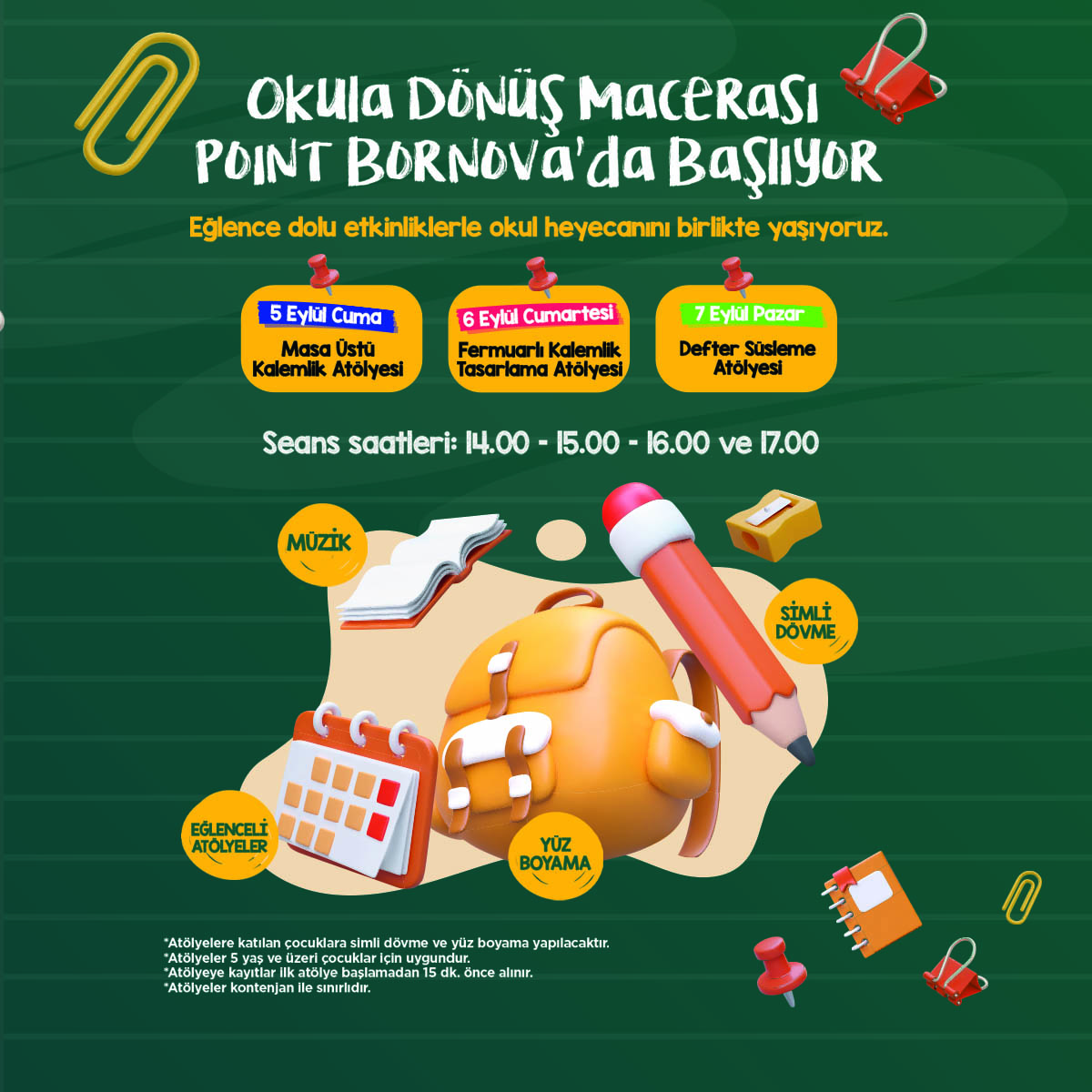 Okula Dönüş Macerası Poınt Bornova’da Başlıyor